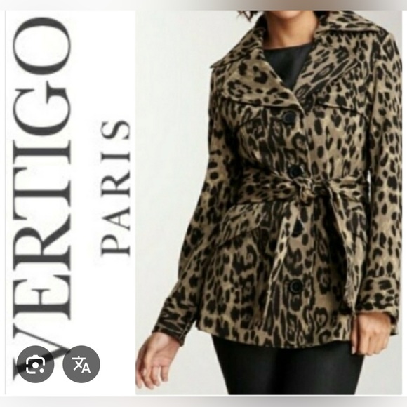 Vertigo Paris Leopard Print Jacket - Picture 1 of 8